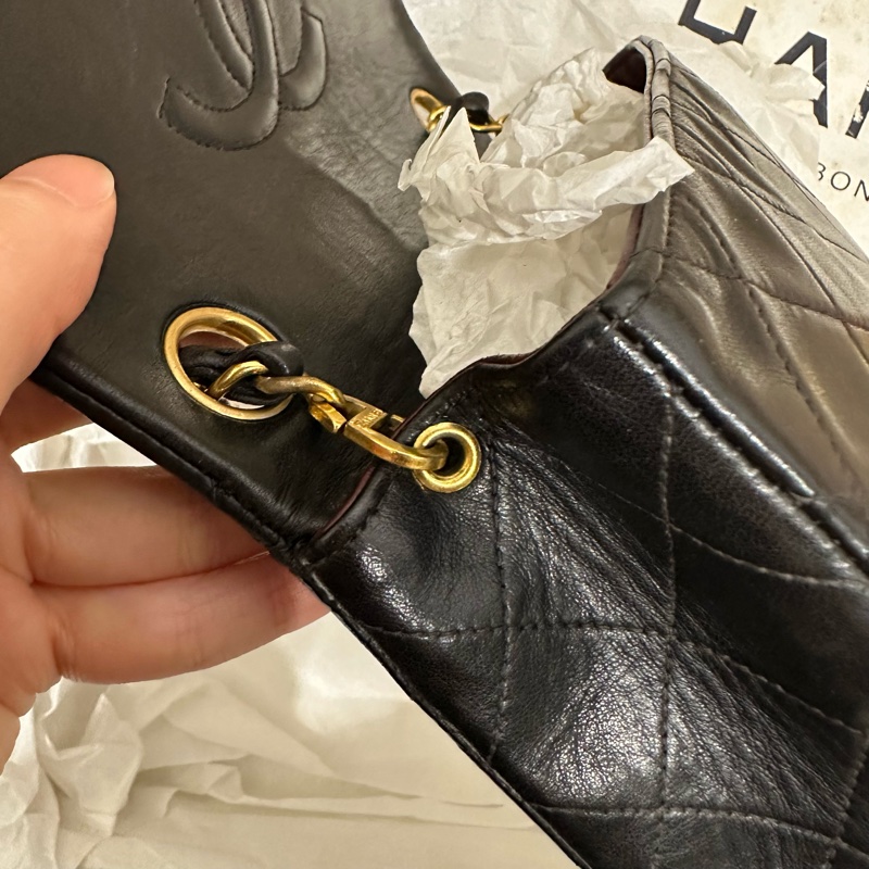 超美❤️ 香奈兒 #黑金 #vintage 24k金 #方胖子 #CF 17公分-35