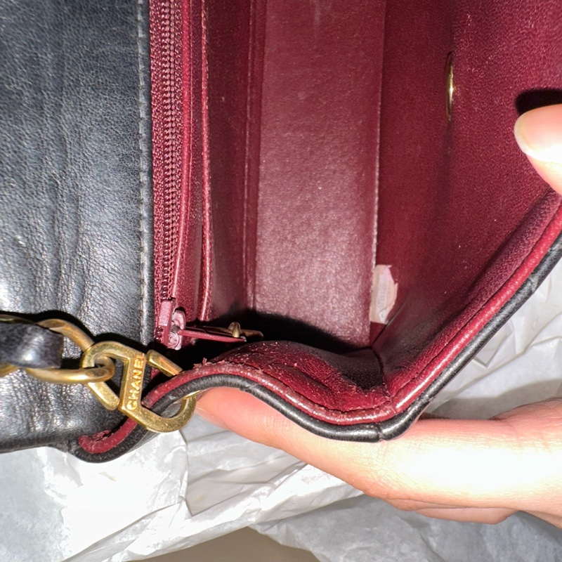 超美❤️ 香奈兒 #黑金 #vintage 24k金 #方胖子 #CF 17公分-45