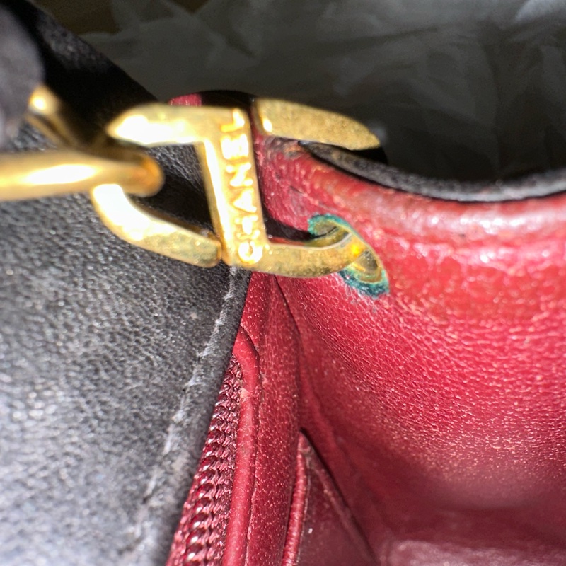 超美❤️ 香奈兒 #黑金 #vintage 24k金 #方胖子 #CF 17公分-47