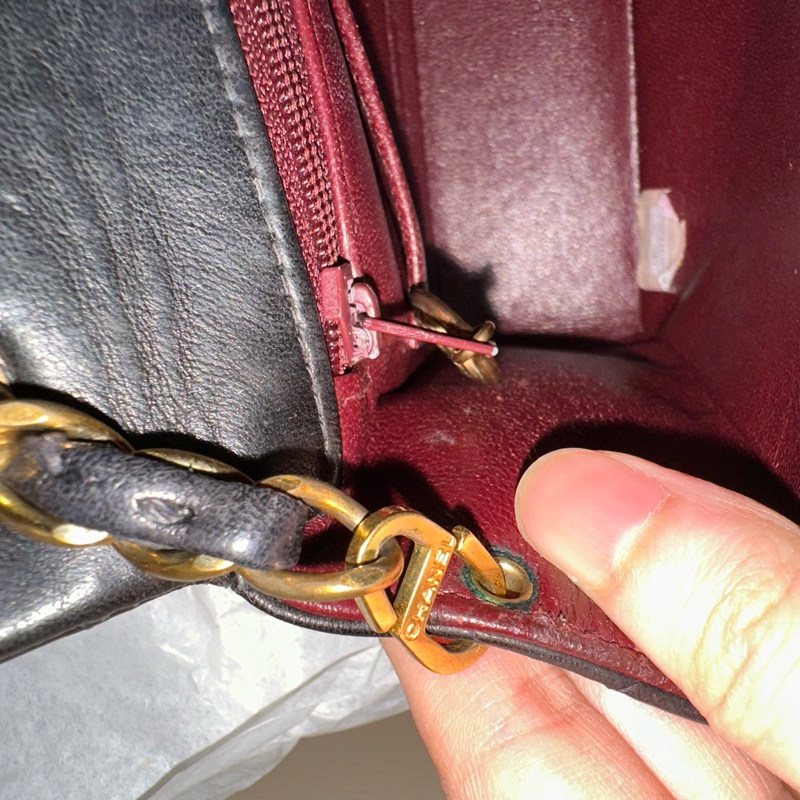 超美❤️ 香奈兒 #黑金 #vintage 24k金 #方胖子 #CF 17公分-48