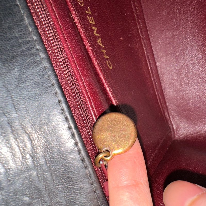 超美❤️ 香奈兒 #黑金 #vintage 24k金 #方胖子 #CF 17公分-50