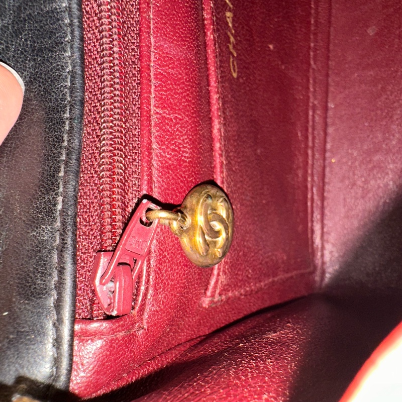 超美❤️ 香奈兒 #黑金 #vintage 24k金 #方胖子 #CF 17公分-51