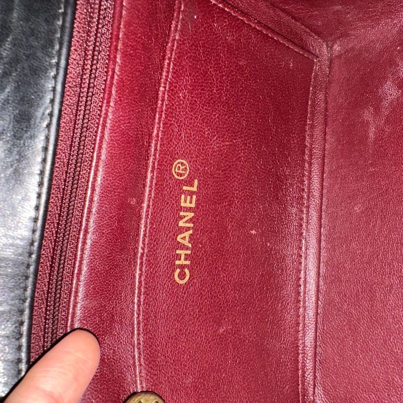 超美❤️ 香奈兒 #黑金 #vintage 24k金 #方胖子 #CF 17公分-53