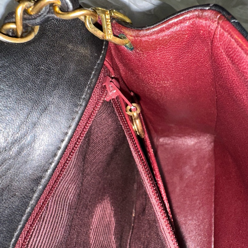 超美❤️ 香奈兒 #黑金 #vintage 24k金 #方胖子 #CF 17公分-61