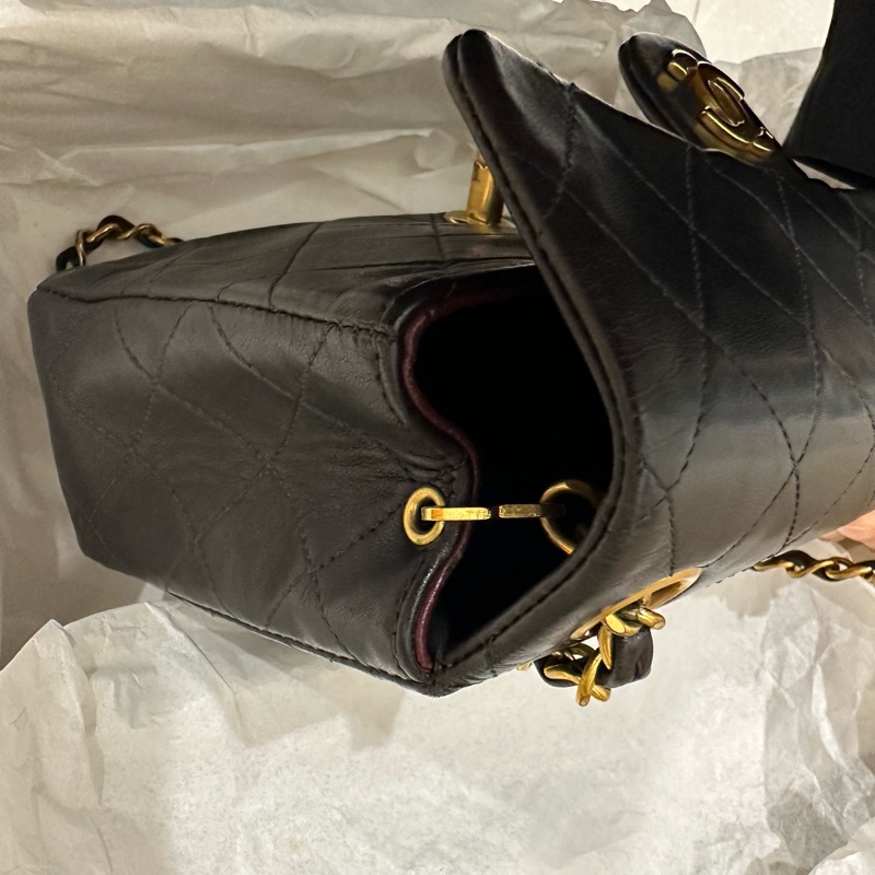 超美❤️ 香奈兒 #黑金 #vintage 24k金 #方胖子 #CF 17公分-65