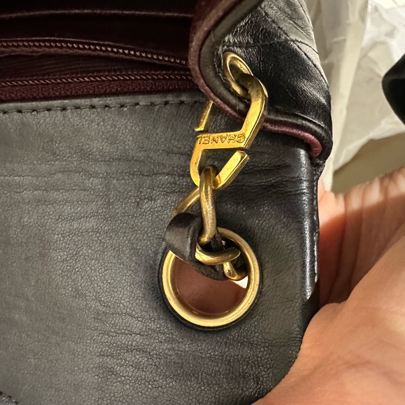 超美❤️ 香奈兒 #黑金 #vintage 24k金 #方胖子 #CF 17公分-67