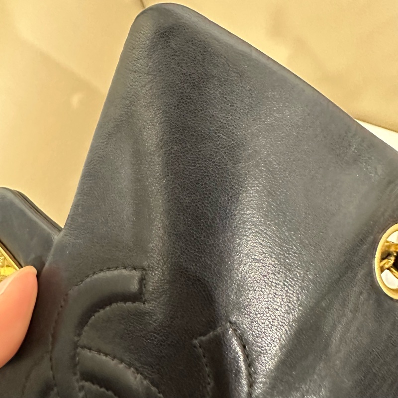 超美❤️ 香奈兒 #黑金 #vintage 24k金 #方胖子 #CF 17公分-79