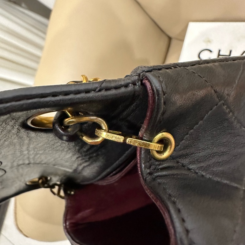 超美❤️ 香奈兒 #黑金 #vintage 24k金 #方胖子 #CF 17公分-81