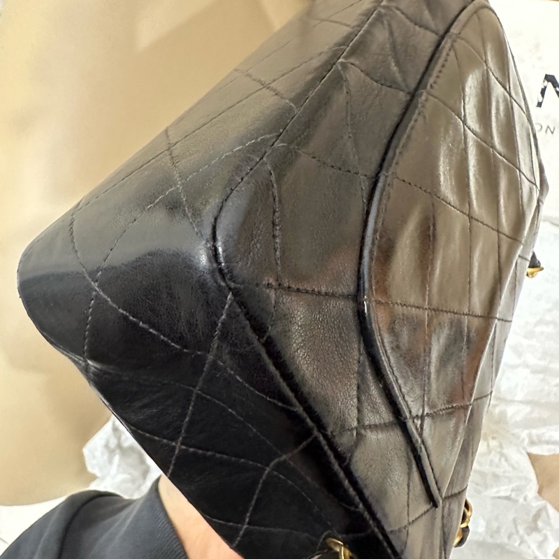 超美❤️ 香奈兒 #黑金 #vintage 24k金 #方胖子 #CF 17公分-86