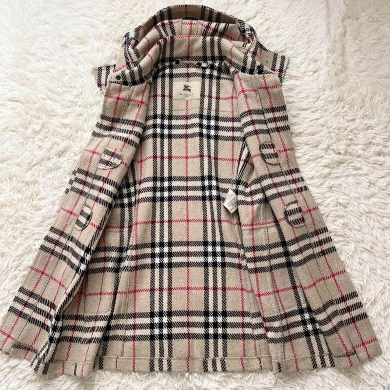 女40/日本特優二手/Burberry London羔羊毛大衣-0