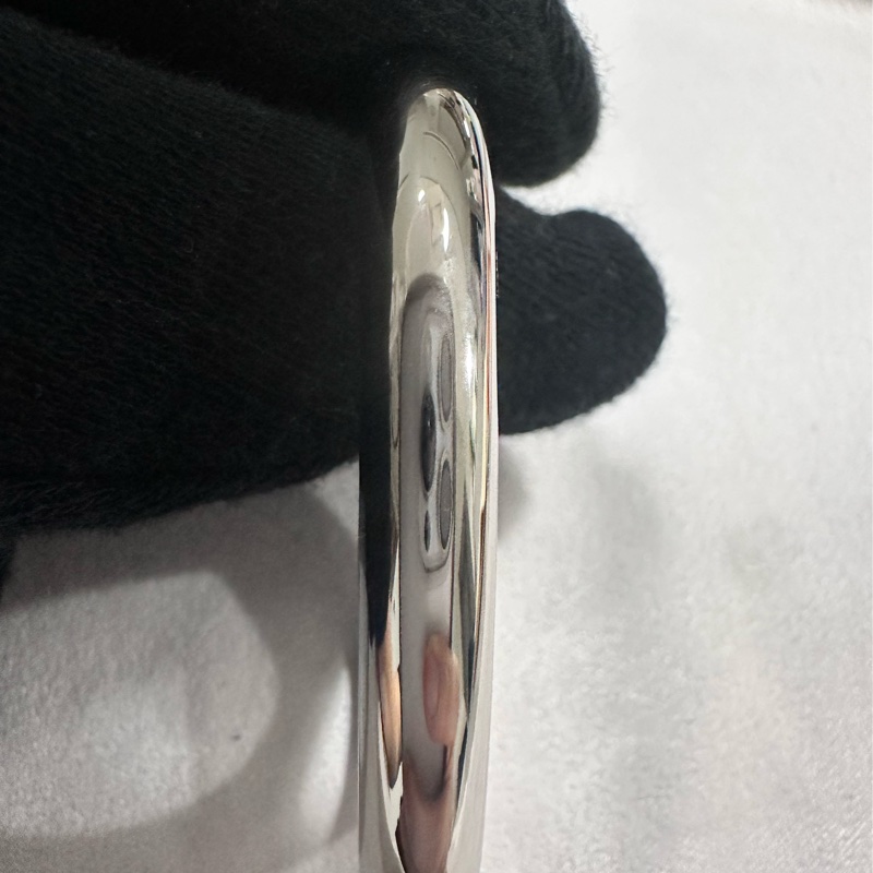 Hermes豬鼻絲巾扣環 銀 Chaine d'Ancre 90絲巾扣-4