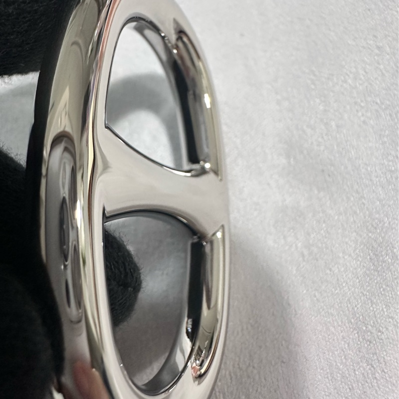 Hermes豬鼻絲巾扣環 銀 Chaine d'Ancre 90絲巾扣-6