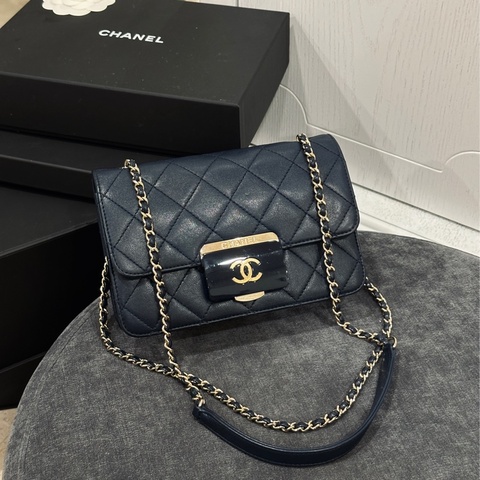 Chanel Cf20金扣秀款風琴斜挎包🉑調肩帶 黃金尺寸Cf口蓋包 割愛已絕版收藏品🔥