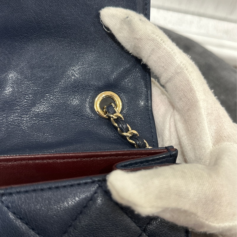 Chanel Cf20金扣秀款風琴斜挎包🉑調肩帶 黃金尺寸Cf口蓋包 割愛已絕版收藏品🔥-28