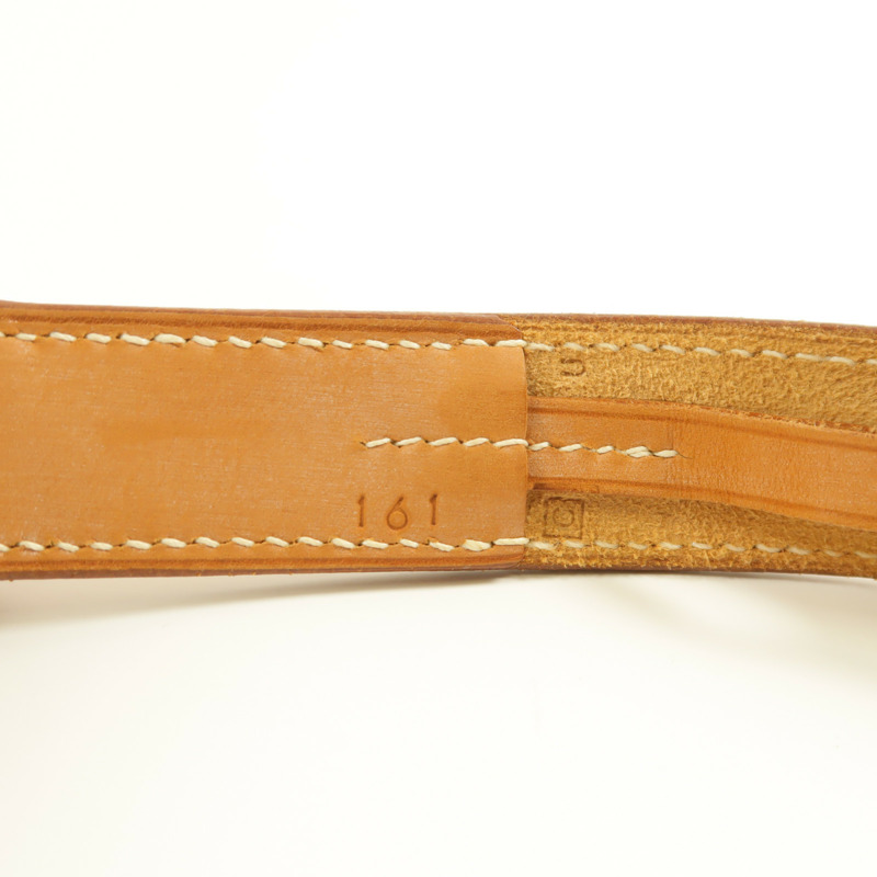HERMES 牛皮皮革Belt銀扣皮帶-4