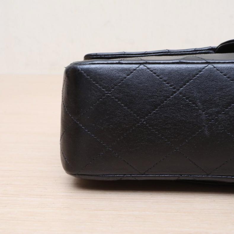 CHANEL(香奈兒) 中古 黑金羊CF25 黑色 0開 金扣-3