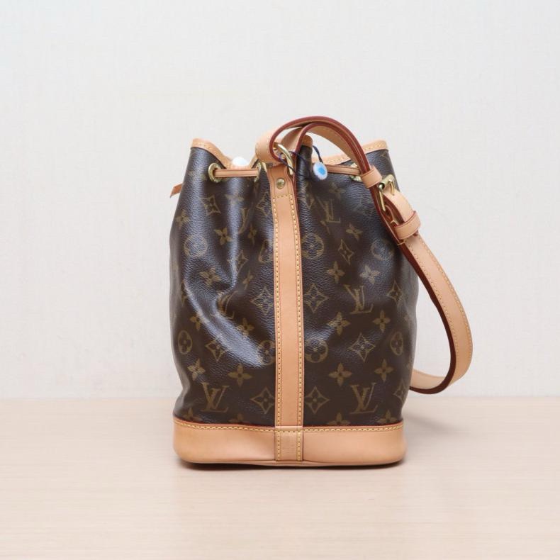 LOUIS VUITTON(路易威登) 中古 抽繩大水桶 老花 PVC 金扣 2014-1