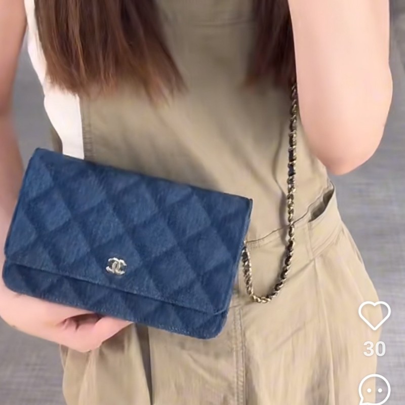 CHANEL 香奈兒 牛仔單寧woc-4