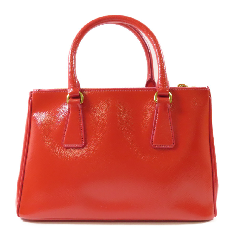 PRADA Saffiano Vernice Galleria金扣手挽肩背兩用袋-1