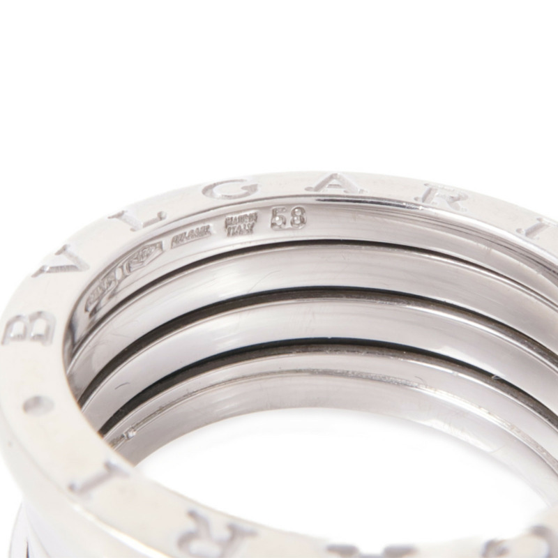 BVLGARI 18K白金B-Zero1 4 Band Ring戒指Bvlgari#58/US#8.25-5