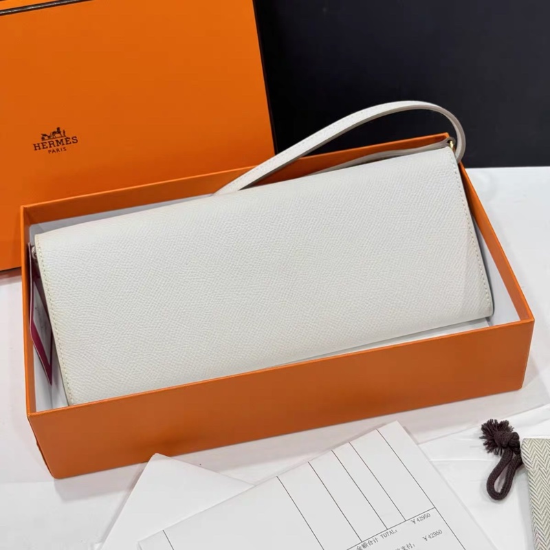 愛馬仕Hermes CHAINE D'ANCRE TO GO豬鼻子奶灰色金扣包 B刻-1