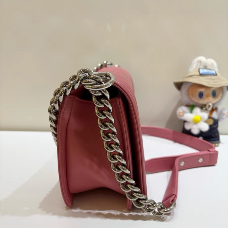 好成色❤️ 香奈兒 夏日粉 #boy25 #leboy 牛皮 #chanel-10