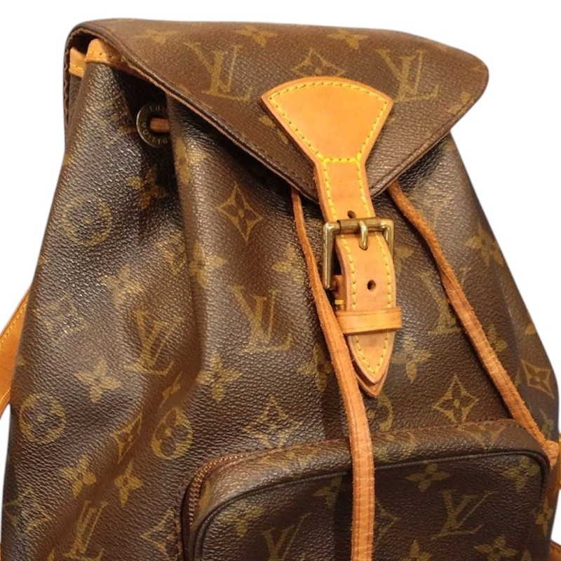 🎀近9新植鞣革漂亮🎀 LV 老花後背包｜經典必收保值款✦fufu style精品✦Vintage入門首選 後背包｜-13