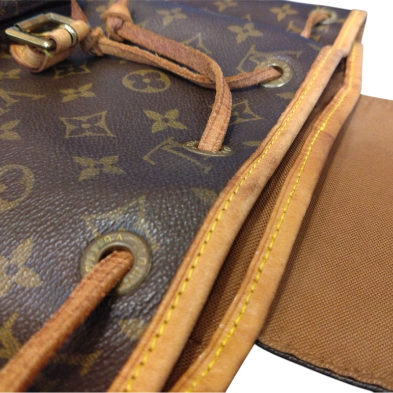🎀近9新植鞣革漂亮🎀 LV 老花後背包｜經典必收保值款✦fufu style精品✦Vintage入門首選 後背包｜-33