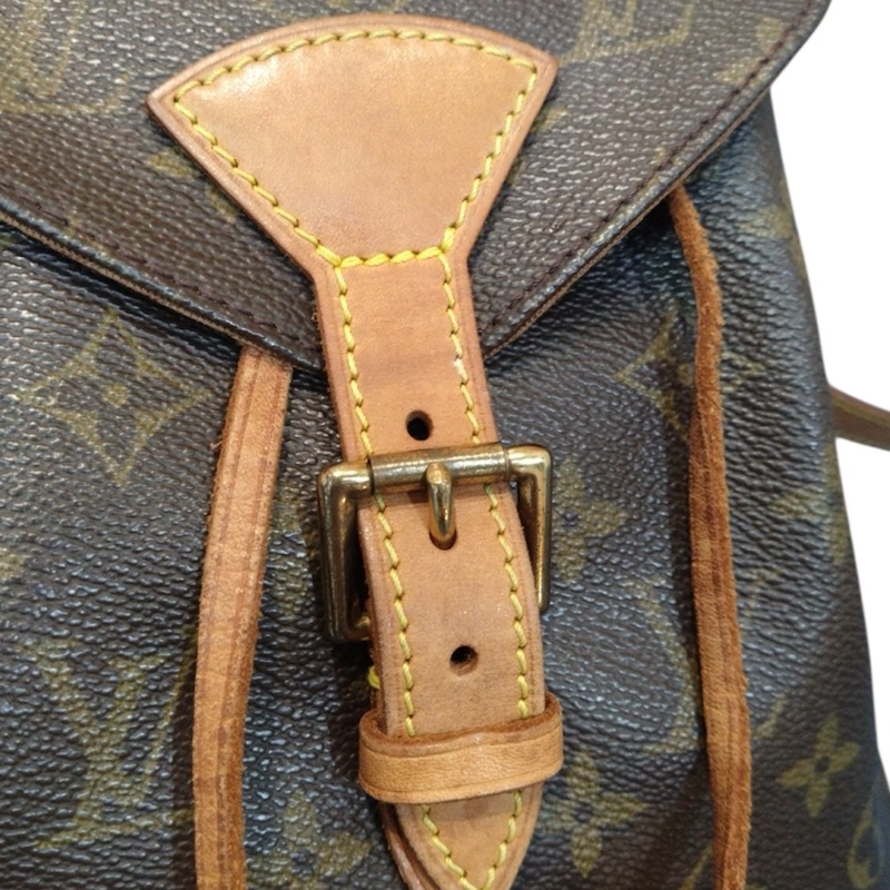 🎀近9新植鞣革漂亮🎀 LV 老花後背包｜經典必收保值款✦fufu style精品✦Vintage入門首選 後背包｜-46