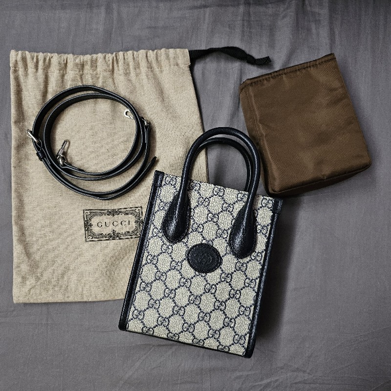 (可小議價)Gucci mini tote 琴譜包-0