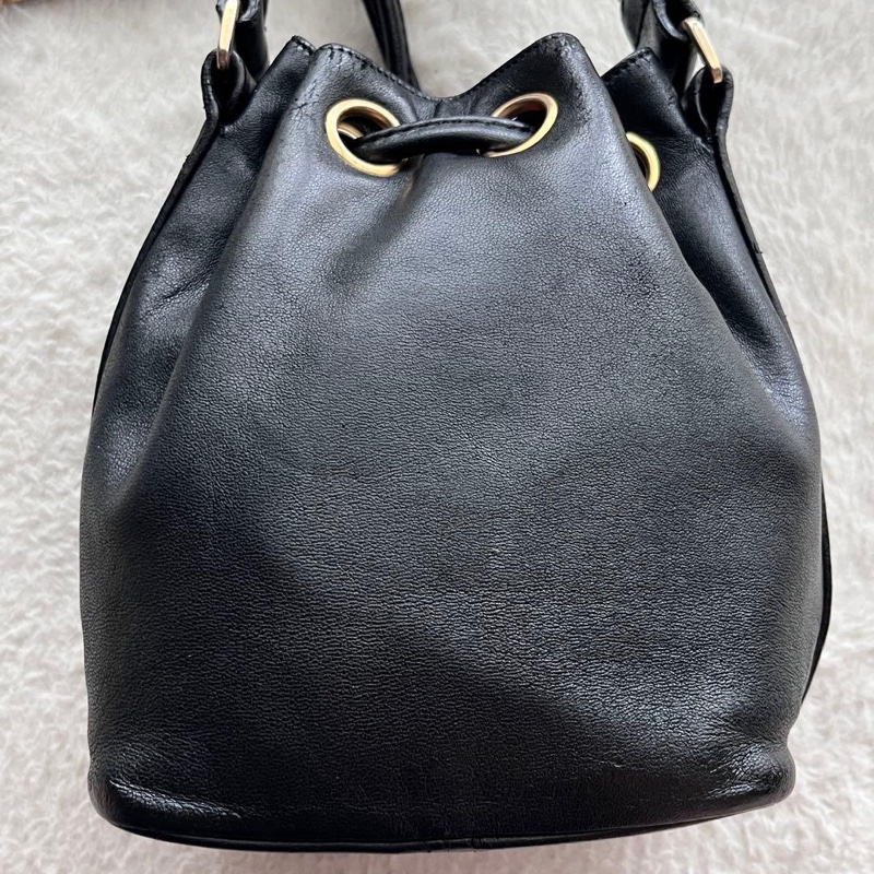 Chanel 老香真皮小水桶｜經典不敗款✦fufu style精品✦ 二手香香包｜Vintage入門首選 斜背包｜單肩包-14