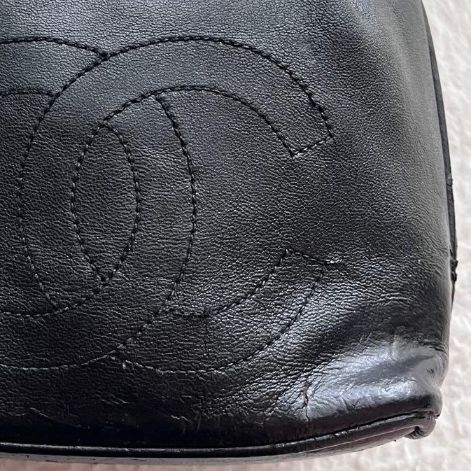 Chanel 老香真皮小水桶｜經典不敗款✦fufu style精品✦ 二手香香包｜Vintage入門首選 斜背包｜單肩包-18