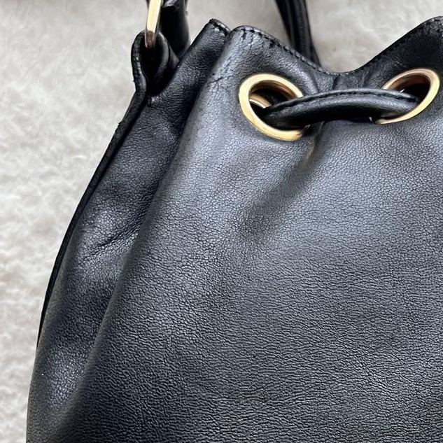 Chanel 老香真皮小水桶｜經典不敗款✦fufu style精品✦ 二手香香包｜Vintage入門首選 斜背包｜單肩包-19