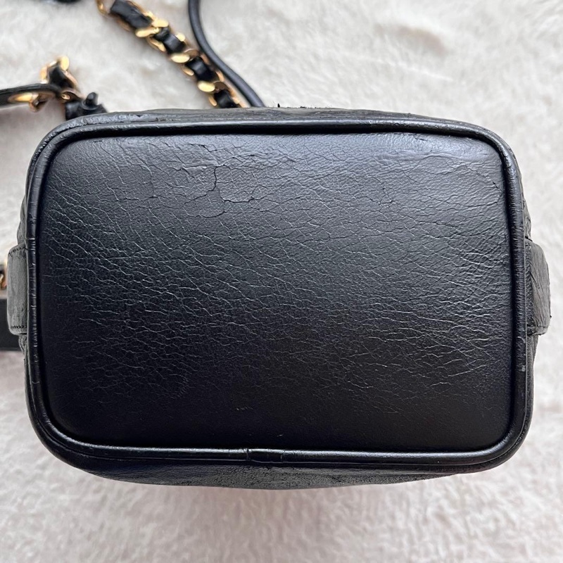 Chanel 老香真皮小水桶｜經典不敗款✦fufu style精品✦ 二手香香包｜Vintage入門首選 斜背包｜單肩包-30