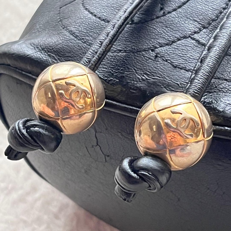 Chanel 老香真皮小水桶｜經典不敗款✦fufu style精品✦ 二手香香包｜Vintage入門首選 斜背包｜單肩包-37