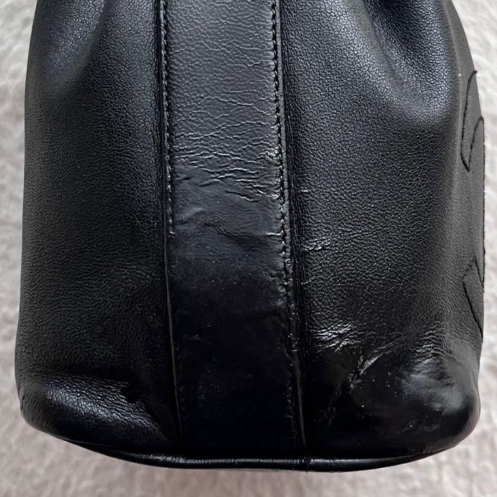 Chanel 老香真皮小水桶｜經典不敗款✦fufu style精品✦ 二手香香包｜Vintage入門首選 斜背包｜單肩包-12
