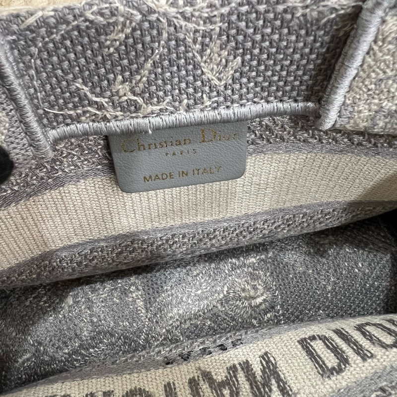 DIOR灰老花BOOK TOTE MIN手提側肩包-6