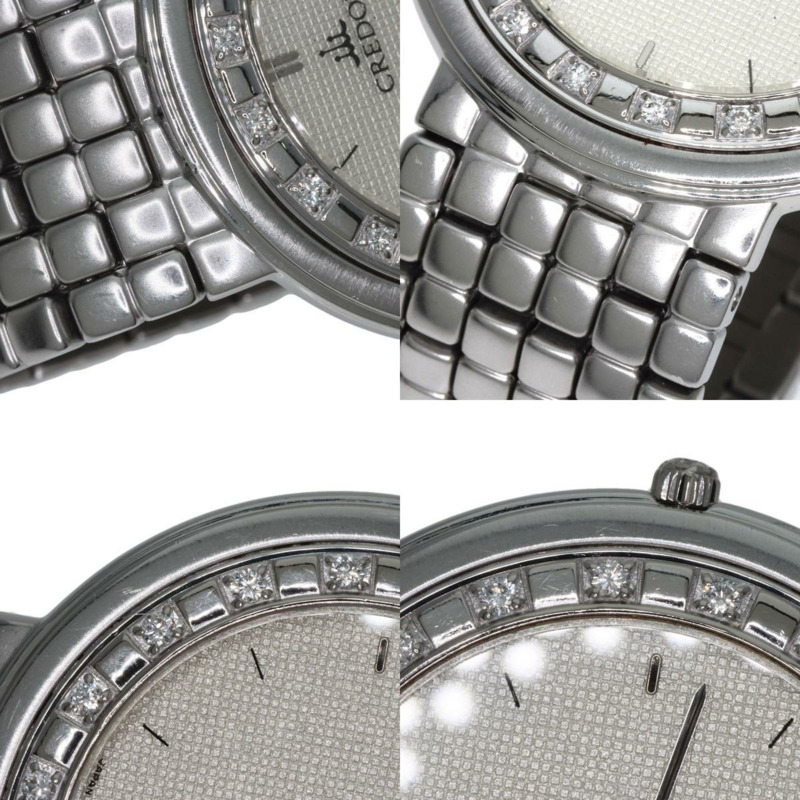 精工 8N70-6030 貴朵鑽石手錶 不鏽鋼 SS K18白金 男款 SEIKO-7