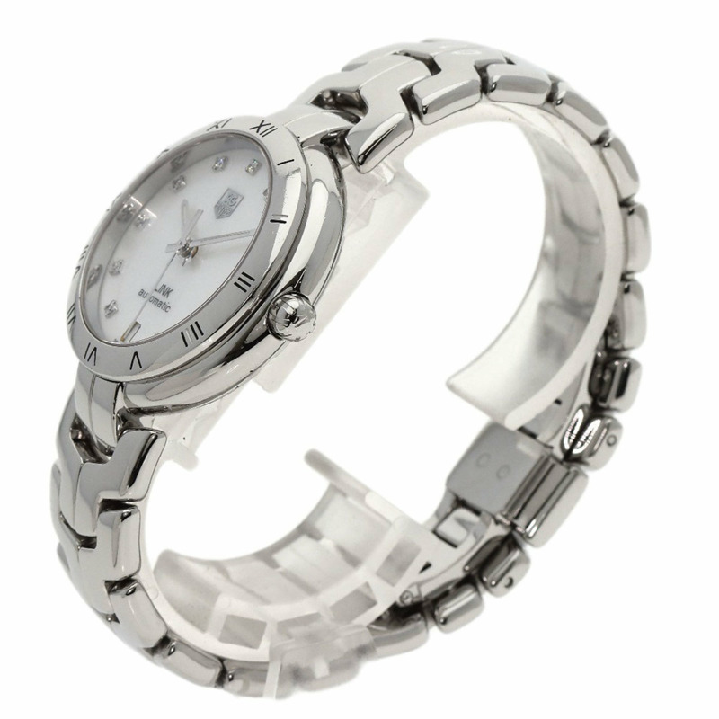 泰格豪雅 WAT2315 Link Calibre 7 11P 鑽石腕錶 不鏽鋼 SS 男款 HEUER-1