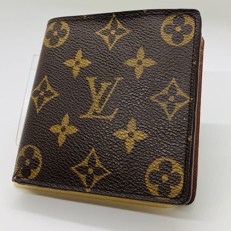 🎀整新品🎀 Louis Vuitton 原花男生短夾錢包｜經典花紋✦fufu style 精品✦ 氣質款｜二手名牌包｜錢包.男生短夾錢包.男生皮夾-1