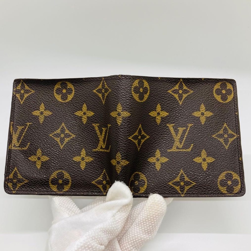 🎀整新品🎀 Louis Vuitton 原花男生短夾錢包｜經典花紋✦fufu style 精品✦ 氣質款｜二手名牌包｜錢包.男生短夾錢包.男生皮夾-3