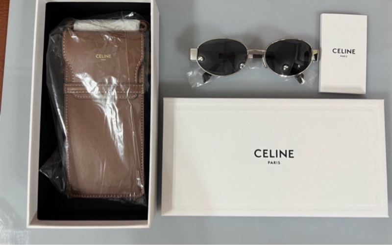 Celine 太陽眼鏡 TRIOMPHE METAL 01 爆款-11