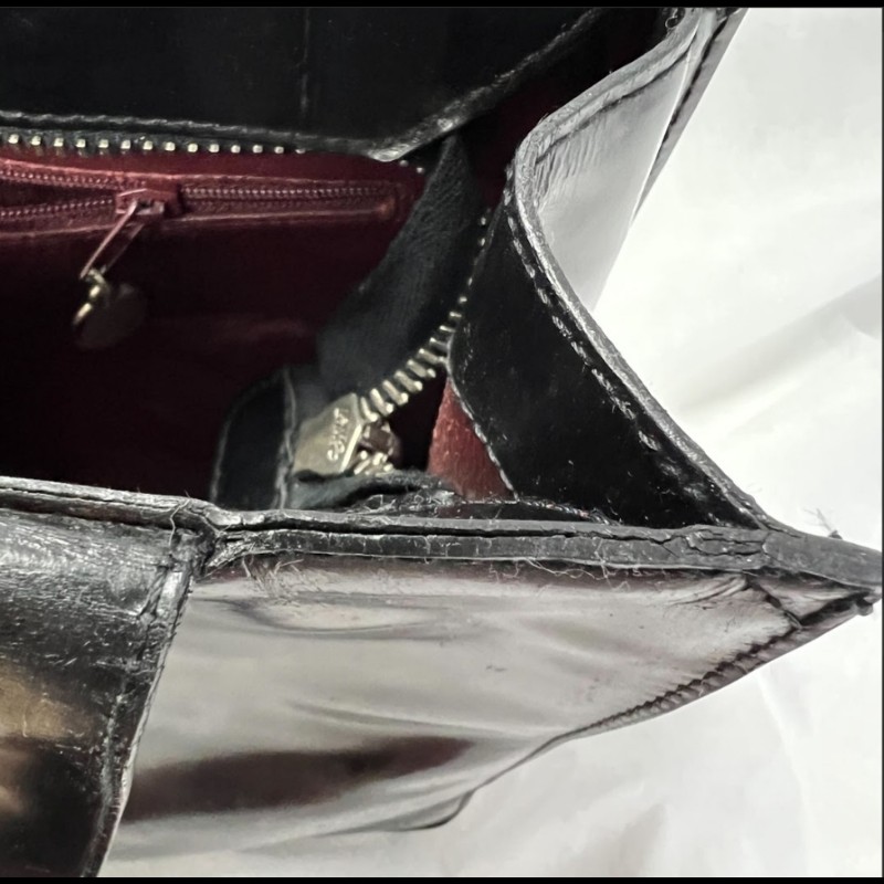 ㊣✨Chanel✨香奈兒 老香 小香 黑色 雷標 鏡面 浮雕 雙面 手提包  托特包 腋下包/二手包/二手精品/保證正品🌳二手樹屋🌳-66