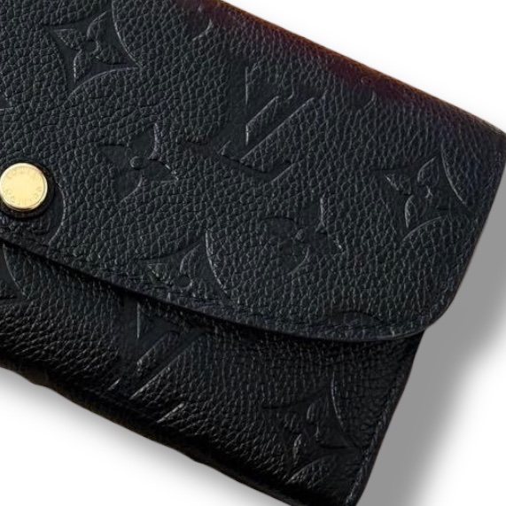 Louis Vuitton壓紋短夾皮夾錢包｜質感黑金✦fufu style 精品✦ 優雅感爆｜二手名牌包｜短夾.皮夾.錢包.皮包-6