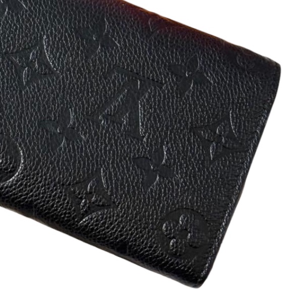 Louis Vuitton壓紋短夾皮夾錢包｜質感黑金✦fufu style 精品✦ 優雅感爆｜二手名牌包｜短夾.皮夾.錢包.皮包-8