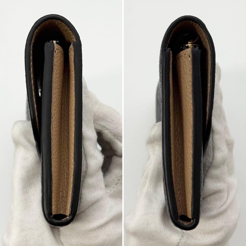 Louis Vuitton壓紋短夾皮夾錢包｜質感黑金✦fufu style 精品✦ 優雅感爆｜二手名牌包｜短夾.皮夾.錢包.皮包-18