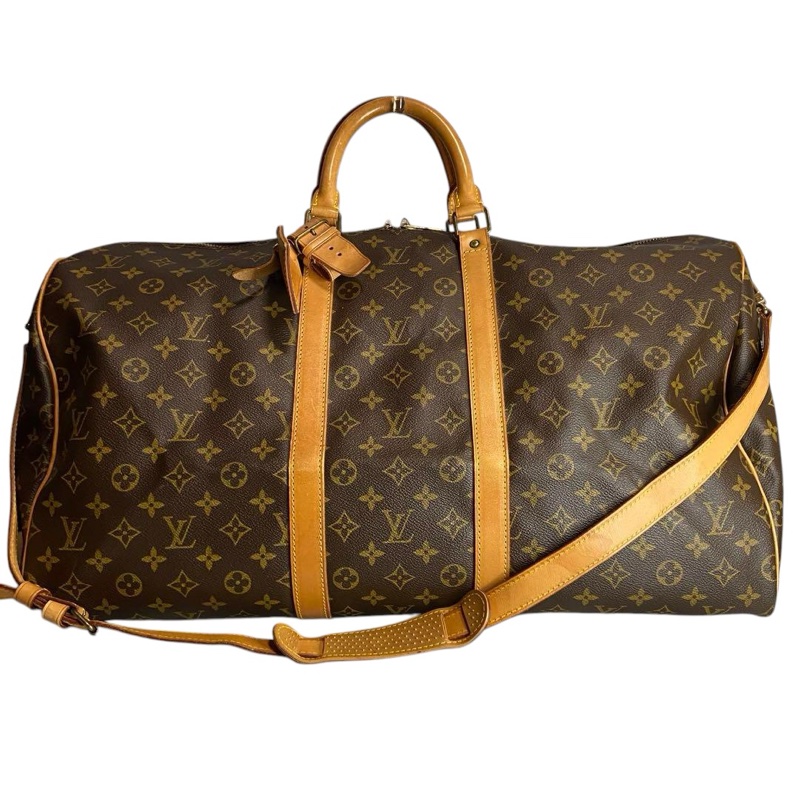 【配件齊全💝】Louis Vuitton Keepall55經典旅行袋|隨身行李✦fufu style 精品✦ 時尚單品|二手名牌包|旅行袋.登機包.旅行包-7