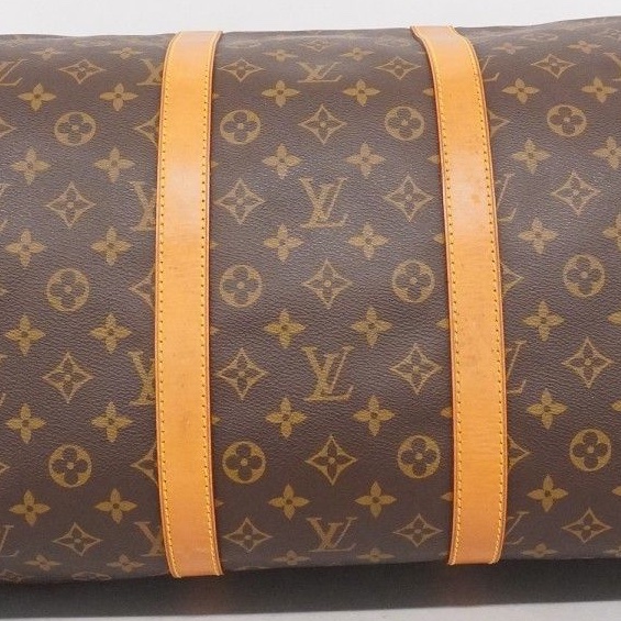 【配件齊全💝】Louis Vuitton Keepall55經典旅行袋|隨身行李✦fufu style 精品✦ 時尚單品|二手名牌包|旅行袋.登機包.旅行包-12