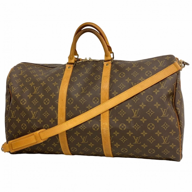 【配件齊全💝】Louis Vuitton Keepall55經典旅行袋|隨身行李✦fufu style 精品✦ 時尚單品|二手名牌包|旅行袋.登機包.旅行包-7