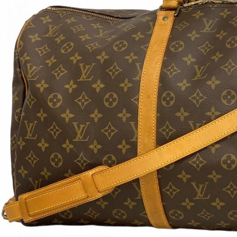 【配件齊全💝】Louis Vuitton Keepall55經典旅行袋|隨身行李✦fufu style 精品✦ 時尚單品|二手名牌包|旅行袋.登機包.旅行包-9